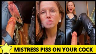 MISTRESS GOLDEN SHOWER HUMILIATION – Worthless Slave Piss Bath