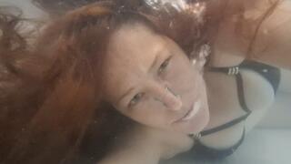 Sexy Underwater Bubble Tease - Holding My Breath & Blowing Bubbles