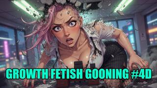 Growth Fetish Gooning #4D: Hyper-Growth Goddess Swells and Overwhelms Your Senses (Animated, Music, Text)