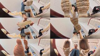 giantess LELE shoes and socks POV trample on you