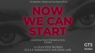 Now We Can Start - Giantess Foot Worship Scale Comparisons - Strict Domme Slow Ritual - Tiny POV by GTS Works
