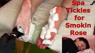 Spa Tickles for Smokin Rose And Antickl - Foot Worship With Foot Tickling