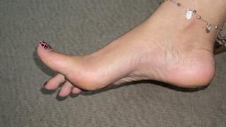 displaying worn feet and soles