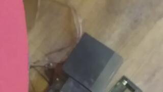 wife crushing radio in sandals 2