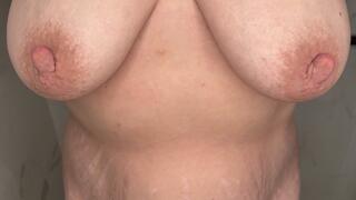 Swirling and Smooshing Massive Nipples on Glass