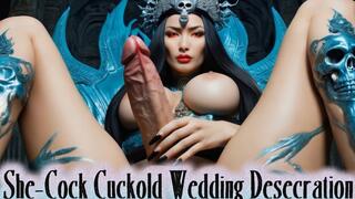 She-Cock Cuckold Wedding Desecration