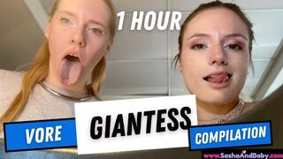 Vore Giantess Compilation One Hour - 6 Full Length Videos in One Spectacular Comp - POV Giantess - Eating Vore - Humiliation - Shrinking - Tiny Man - Food Porn - Power Exchange