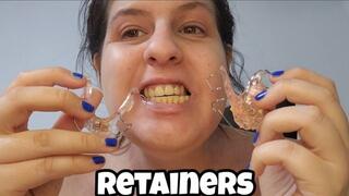 Retainers & Drooling - Braces Mouth Play Lots of Spit Chubby