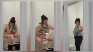 Touching Bases W Ya Farting In Unflushed Toilet Peeing and Number Two Coming Thru