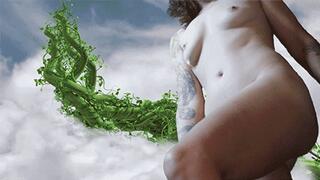 Giantess Swallows You at the Top of the Beanstalk