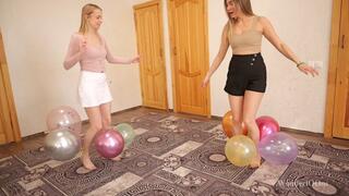 Barefoot fast popping competition