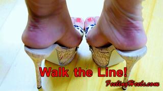 Walk the Line! - starring Feely Heely - Episode 2 - Extras! - Part 3 - High Heels Tiger Dress Toe Wiggling Spreading Nylons Lingerie - HD
