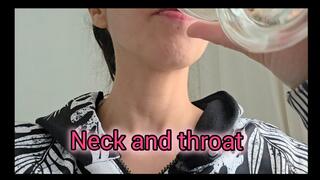 Neck and throat