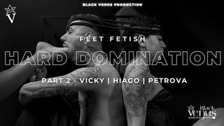 PT2 Stripping My High Stiletto Boots to Force-Feed My Two Worms With a Severe Dose of Barefoot Deep Gagging, Spit Play and Hard Face Slapping