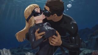 Solo Night Freediving Breath Hold | Tight Wetsuit & Deep Reef Self Pleasure