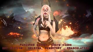 Punished sinner, sharp claws - CBT EDITION : GELDING, PENECTOMY ,POV