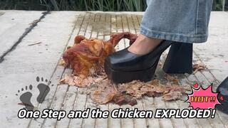 One Step and the Roasted Chicken EXPLODED!