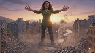 Giantess Growth Rampage: Massive Goddess ARINA Crushes City in Ultimate Fetish Fantasy