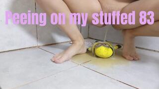 Peeing on my stuffed 83