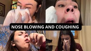 Sick Day Coughing and Nose Blowing POV