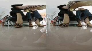 3DVR180 LELE ERER High Heel Sandals Squash Your Viewpoint