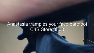 Anastasia tramples your face barefoot