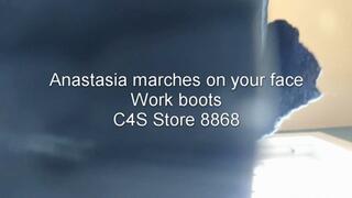 Anastasia marches on your face - work boots