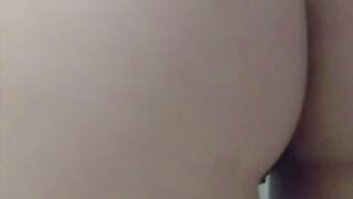 Showing my ass and fingering