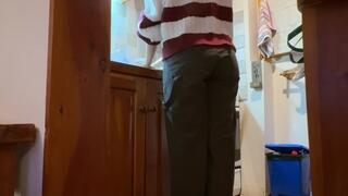 You watch me make breakfast