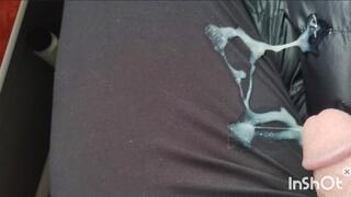 Street Cumshot in back of car with cum extractor machine. Watch Raw footage from the backseat as the cum flys the fuck out.