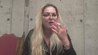 Step-mommy feeds you smoke POV