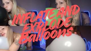 Inflating, Flattening, and Popping My Big, Balloons
