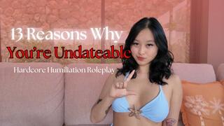 13 Reasons Why You're A Loser: Hardcore Humiliaiton Roleplay - Hosted by ObeyEnvyNow | Female Domination, FemDom, Asian, Jerk-Off Instructions, FemDom POV, Loser, Beta Bitch, Verbal Humiliation, Extreme Degradation, SPH, Small Penis Humiliation