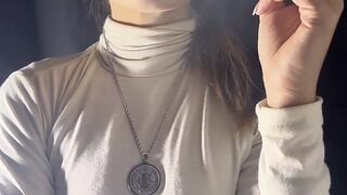 Intense Smoke Coughing & Thick Exhales