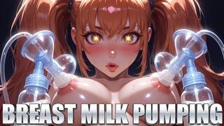 Milk and Mischief: Dominant Pumping Play - Swollen Breasts, Rhythmic Suction & Overflowing Tease