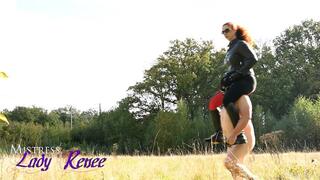 Mistress Lady Renee - Riding My pony in the forest - mp4