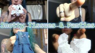 Snotty Tissues and PANTIES! wmv