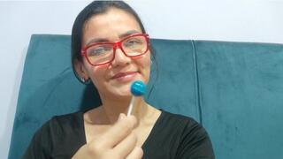 Sucking on a lollipop - ASMR