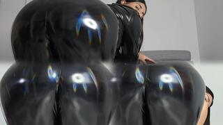 I wear a rubber suit, and I time every fart, I warn you they're long farts
