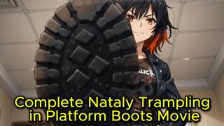 Complete Nataly Platform & Goth Boot Rampage Movie | Face Crush and Trampling Compilation | Animated Femdom