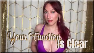 Your Function Is Clear - cuckold | mind fuck | femdom