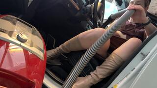Miele Sucking Dirty Shoes Leather Seats Maid Fantasy POV
