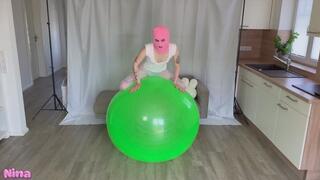 Fully deflating my huge 50" Bigens Exercise Ball
