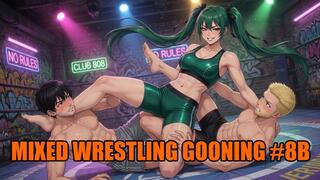 Mixed Wrestling Gooning #8B: Thigh Dominion Mind Control (Animated)