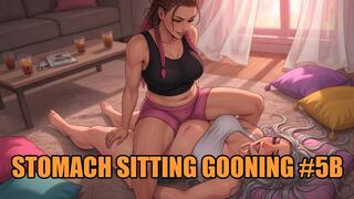 Stomach Sitting Gooning #5B: Mesmeric Stomach Sitting Surrender (Animated)