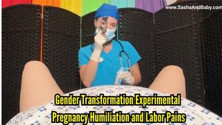 Gender Transformation Experimental Pregnancy Humiliation and Labor Pains - Evil Doctor - Medical Play - Labor and Delivery - Pregnant - Birthing - Body Swap