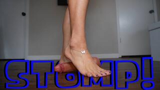“Stomp!” [FEET + BALL BUSTING]