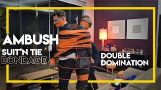 Ambush - Double Domination (1080p) Gay Domination - Gay Bondage - BDSM - Roleplay - Tape Bondage - Suit Tie - C4SBondage26