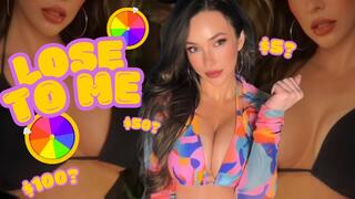 Lose to Me: Interactive Wheel Spin Game