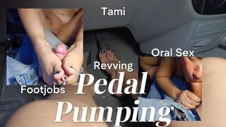 Secretary Pumps Pedal While Giving Oral Sex and Footjobs to Her Boss (4)